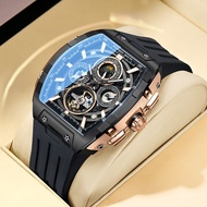 BONEST GATTI German Watch Full Automatic Mechanical Watch Skeleton Watch Luminous Waterproof Men Wri