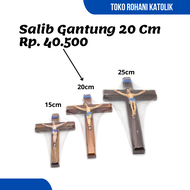 SALIB GANTUNG KORPUS FIBER / SALIB PATUNG YESUS / SALIB DINDING KATOLIK UKURAN BESAR