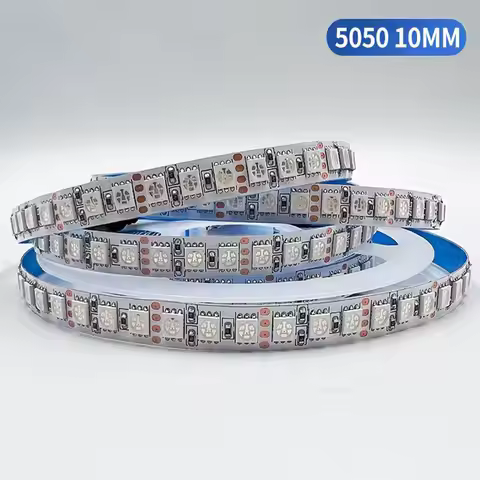 5M DC 12V 24V RGB Led Strip 5mm 8mm 10mm 3535 5050 120LEDs/m Flexible SMD 5050 LED strip Lighting