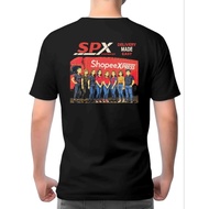 SHOPEE EXPRESS COURIER SERVICE//LOGISTICS PREMIUM COTTON BLACK SHIRT