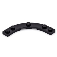 COOLPON|This Is LEGO Lego's Parts Black Plate Round 5x5 Corner 1/4 Arc 80015