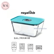 MICROWAVE ROYAL VKB 2600 ML GLASS FOOD CONTAINER / 2.6 LITER FOOD CONTAINER / FEEDING PLACE / HEAT R