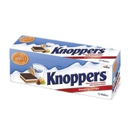 knoppers德国原装进口牛奶榛子巧克力威化饼干375g【8月到期】
