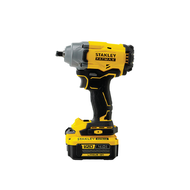 บล็อคไร้สาย STANLEY 1/2" 20V. SBW920M2K-B1 มีระบบกระแทก+แบตเตอรี่และแท่นชาร์จ