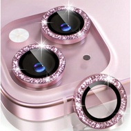 1 Set Flash Diamond Rhinestone Camera Lens Protector Film Set For Phone 12/12 Mini/12 Pro/12 Pro Max