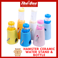 (Malaysia Stock) Ceramic Water Bottle Stand Aquarium Bin Cage仓鼠刺猬小动物陶瓷水瓶