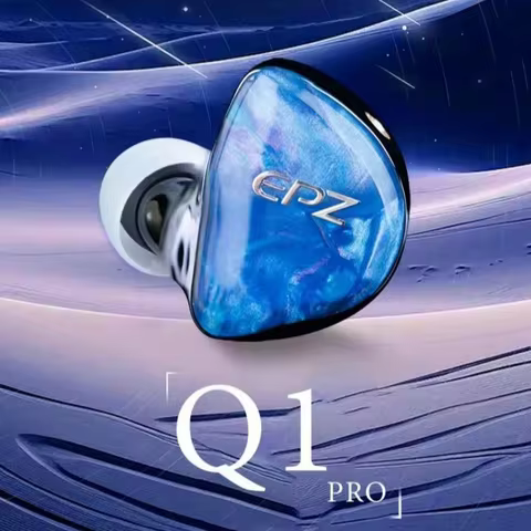 EPZ Q1 Pro Yunshuilan Gaming Music IEM in Ear Monitor Headphones with MIC HIFI Wired Earphones Type-