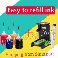 Compatible HP 61 63 65 67 62 680 682 678 60 21 22 46 901 703 704 803 ink cartridge Refill ink