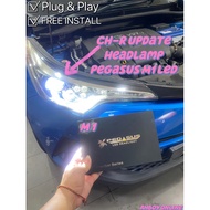 CH-R PEGASUS CAR HEADLAMP NEW PRODUCT M1 LED 9012 /  45W 9600LM ( 9012 PLUG & PLAY )( CAR FOGLAMP / 