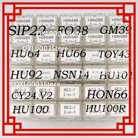 1PCS CY24 GM39 HON66 HU64 HU66 HU92 HU100 HU100R HU101 NSN14 SIP22 FO38 TOY43 LISHI 2in1 Lishi Set V