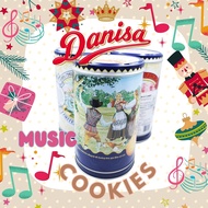 🌝🥨🎼Danisa Butter Cookies Music Melodyคุกกี้เดนิสา กล่องดนตรีเสียงเพลงกล่อมนอน 84g คละลาย