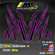 Decal Sticker Striping Transparent Uv Variations Fazzio Yamaha Fazzio 125 Hybrid Fazzio Neo Fazzio L