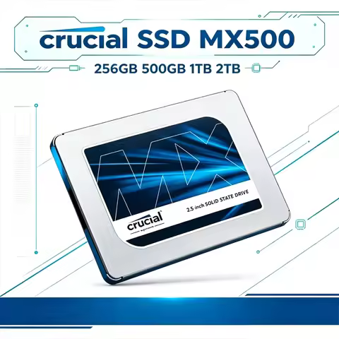 Hot Sale Crucial MX500 SSD 256GB 500GB 1TB 2TB 3D NAND SATA 2.5-inch High Speed Internal Solid State