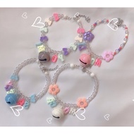 Cat necklace name/ cat necklace bead cat necklace