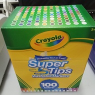 CRAYOLA SUPERTIPS WASHABLE MARKERS 100 COLOR