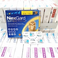 Nexgard SPECTRA SMALL 3.5-7.5 KG / Dog Medicine Dog DEMODEX 1BOX ORI