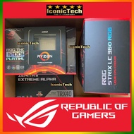 AMD Ryzen Threadripper 3960x 3970X 3990X TRX4 Processor or Options Bundles 1, ROG Zenith II Extreme 