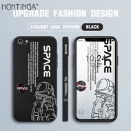 Hontinga ปลอกกรณีสำหรับ Iphone 5 5s SE 2016กรณีใหม่นักบินอวกาศ NASA Design สแควร์ Original ซิลิโคนนุ่มเหลว Edge กรณีรูปแบบคลุมทั้งหมดกล้องป้องกันกรณีกลับปลอกโทรศัพท์ Softcase สำหรับชาย