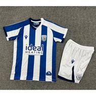 New kids set 2025 26 West Bromwich Albion Jersey home children Sports Shirt kids kit 16-28