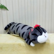 21" Hat Cat Doll Bolster 52cm/ Cute Bolster/ Furyu Cat Bolster Animal/ Bolster Grey Paint Bolster