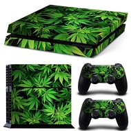 Skunk Weed Skin Sticker for Playstation 4 PS4 2 Controller Cover