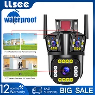 LLSEE 6K 12MP cctv camera wifi 360, cctv wireless outdoor camera, cctv camera home, AI automatic tracking, PTZ, color night vision, two-way call, waterproof