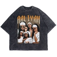 AALIYAH BACK AND FORTH TOUR WASHING VINTAGE TEE (OVERSIZE WASHED T-SHIRT)
