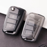 For VW Volkswagen Golf 7 MK7 Tiguan MK2 SEAT Ateca Leon FR 2 Ibiza For Skoda Octavia TPU Transparent