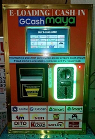 offline e-loading cashin-billspayment vendo machine  internet optional may 3in1 rin with piso wifi