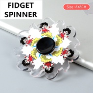 Running Animation Fidget Spinner Among Us Goku Spinning Top Toys for Kids Mainan Budak