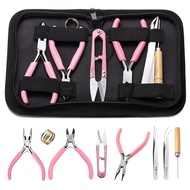 Jewelry Making Tool Kit Jewelry Pliers Set DIY Beads Set Peralatan DIY Tool Beading Pliers Tweezers 