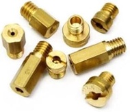 DRC D32-81-1100 Main Jet, Round, Diameter 0.2 inches (6 mm), Total Length 0.3 inches (8 mm), Keihin