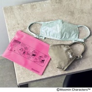 日本雜誌附錄 Moomin 可水洗重複使用 涼感布口罩