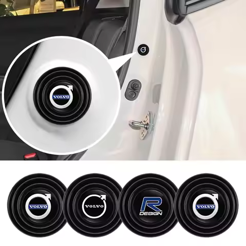 Car Door Shockproof Gasket Shock Absorbing Buffer Pad Sticker For Volvo Rdesign XC60 XC90 V90 V70 V6