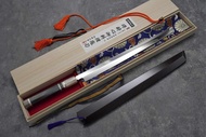 🇯🇵⚡️醉心 池田美和作 白一鋼 水本燒 両鏡面先丸 330mm 組合 附塗鞘 附桐箱 附錦帶⚡️ 日本高級廚刀 ⚡️Suisin