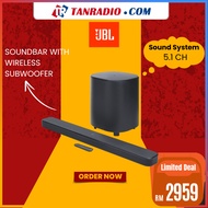JBL Soundbar System with Sub Woofer Dolby Atmos & DTS  5.1& 7.1.4 CH Home Theater Bass Treble
