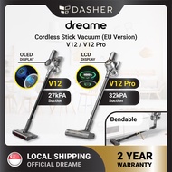 【2 YEARS WARRANTY】 Dreame V12 / V12 Pro Cordless Vacuum Cleaner OLED Display High Suction Power Nois