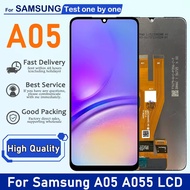 XD คุณภาพสูง6.7 "สำหรับ Samsung A05จอแสดงผล LCD Digiziter ฟิล์มกระจกติดหน้าจออะไหล่ซัมซุง Samsung A0