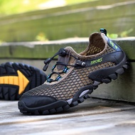 Men Hiking Shoes Waterproof Outdoor Trekking Mountain Shoe Rubber Sport Sneakers