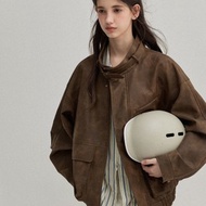 復古強肌理感 / 飛行員夾克外套 / 環保PU