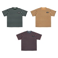 AKUDESIGN Bande Oversize Stripe T-Shirt 210gsm Cotton Multicolor
