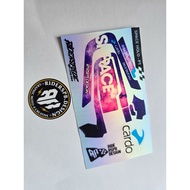 SPACE HOLO PT - STICKER DECAL SKINCOVER GARSKIN INTERCOM CARDO PACKTALK BOLD