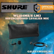 Shure WL184 Lavalier Microphone for Shure Wireless ( WL-184 / WL 184 )