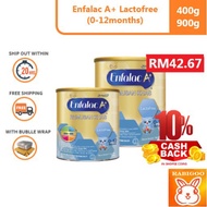 [RM 42.67 AFTER SHOPEE COIN REBATE] Enfalac A+ Lactofree (0-12months) 400g / 900g