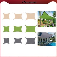 [Phenovo] Fabric Awning Shelter, Waterproof Shade Sail Rectangle Awning Canopy for Patio