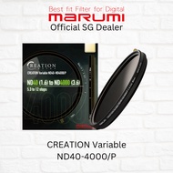 Marumi CREATION Variable Neutral Density ND 67mm 77mm 82mm Filter ND40-4000/P