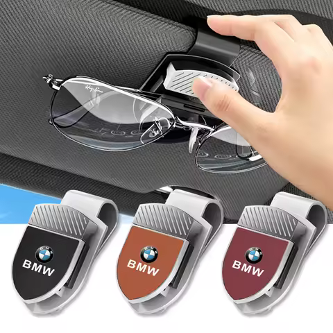 For BMW M E36 E39 E46 E60 E70 E90 E91 E92 F10 F40 G01 X1X3X4 X5 X6 X7 Car Visor Glasses Clip Eyeglas