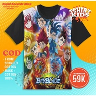 Kids Clothes Beyblade Turbo T-Shirts Boys Girls Clothes 1 12 Years 3D Anime Game