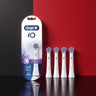 Official Authentic Replacement Brush Heads White 4 Count Oral-B io Radiant White
