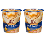 Pokka Sapporo - Pokka 海鮮周打蜆風味麵包粒即食濃湯杯裝25.3.1G X 2 杯 (藍)